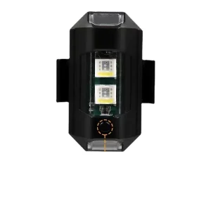 LED Strobe Light for Motorcycle Car Drone & Aircraft Wireless USB Rechargeable Warning Taillight with Cruise Flash Mode