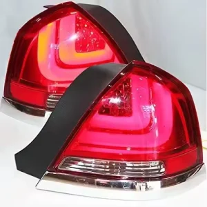 LED Tail Lamp Red Color Temperature 6000k Car Rear Back Lights Compatible with Crown Victoria