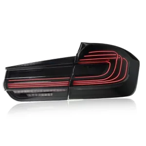 LED Tail Light Assembly Red 12V Brake Running Water Turn Signal Guide Light 8000 Lumens Car Light for 3 Series F30 F35