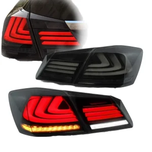 LED Tail Light Assembly for Accord 9th 9.5th Gen 24V Rear Lamp DRL Turn Signal+Brake+Reverse Light