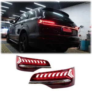 LED Tail Light Assembly for Audi Q7 4L Full LED Sequential Turn Signal Rear Light Upgrade 100% Fitment Plug+Play