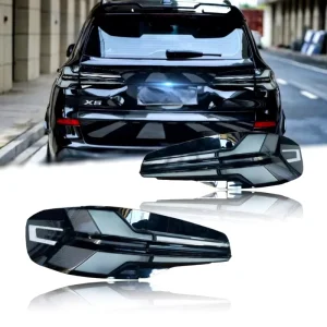 LED Tail Light Assembly for BMW X5 G05 Rear Lamp Dynamic Turn Signal Smoke Lens Car Lighting Replacement Parts