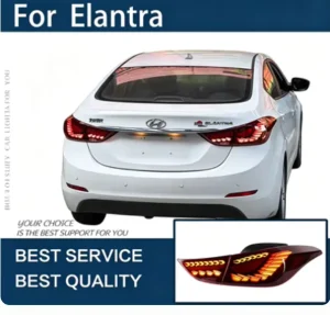 LED Tail Light Assembly for Hyundai Elantra Upgrade M4 GTS Style Dynamic DRL Animation