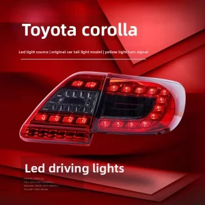 LED Tail Light Assembly for Toyota Corolla with Running Lights Brake Lights Rear Lamps