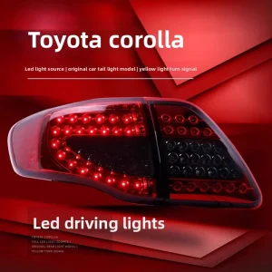 LED Tail Light Assembly for Toyota Corolla with Running Lights Brake Lights Turn Signals