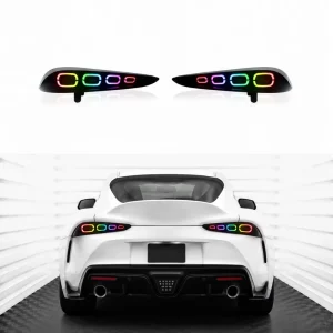 LED Tail Light Assembly for Toyota GR Supra A90 A91 MK5 Plug and Play with Pre assembled Socket RGB