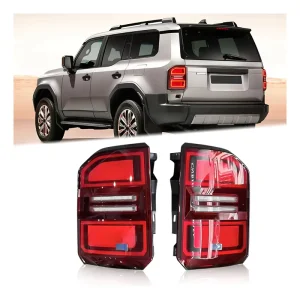 LED Tail Light Assembly for Toyota Land Cruiser Prado LC250 OEM Style Rear Lamp DRL Brake Turn Signal Plug and Play