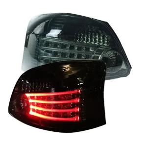 LED Tail Light Assembly for Toyota VIOS Left and Right LED Tail Lamp Chrome Smoke RED