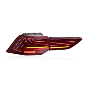 LED Tail Light Assembly for Volkswagen Golf 8 MK8 Brake Reverse Sequential Turn Signal Plug & Play No Error Assembly