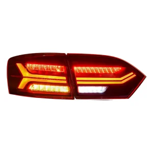 LED Tail Light Assembly for Volkswagen Jetta MK6 Sagitar Dynamic Turn Signal Brake Reverse Lamp