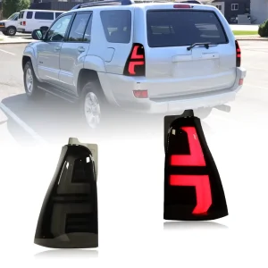 LED Tail Light Assembly with Turn Signals 12V 3000 Lumens Modern Tuning Style