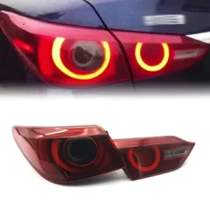 LED Tail Light Back Rear Lamp Smock Black Style Taillight Taillamp for Infiniti Q50