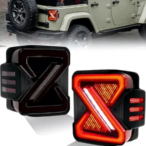 LED Tail Light & Brake Reverse Light Modification Kit for Jeep Wrangler JL Super Bright Easy Install