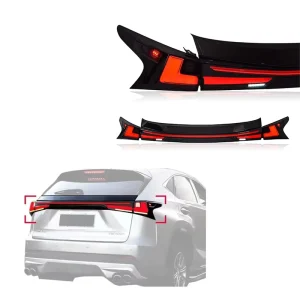 LED Tail Light for Lexus NX 200T 300H Start up With Animation Car Light Accessories Replacement Back Rear Lamp
