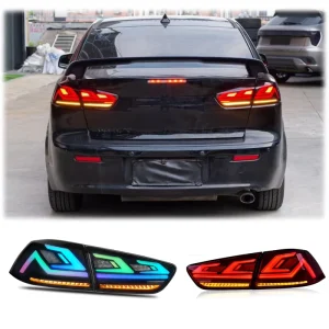 LED Tail Light for Mitsubishi Lancer EX EVO Style RGB Waterproof Plug+Play Running Brake Reverse Rear