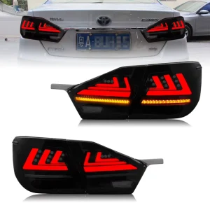 LED Tail Light for Toyota Camry Smoke LED Tail Lights Style Sequential Taillight Assembly