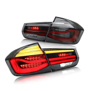 LED Tail Lights 35W 12V For 3-Series F30F35F80 320i328i328D335iM3 6th Gen Sedan 13-18 Amber Switchback Turn Signals