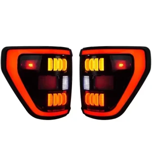 LED Tail Lights Assembly Universal Cars 12V 100W 6500 Lumens 6500K H7 Bulb Retrofit Upgrade Kit