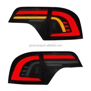 LED Tail Lights Assembly for 8th Gen Honda Civic Rear Lamps with DRL Sequential Dynamic Turn Signal Taillight Accessories