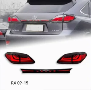 LED Tail Lights Assembly for Lexus RX270 RX350 RX450h Rear Lamp with DRL Dynamic Turn Signal Modified Upgrade