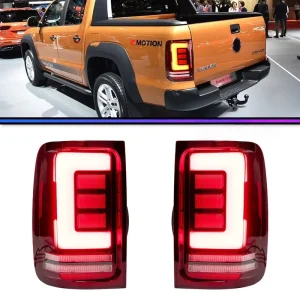 LED Tail Lights Assembly for VW Amarok Dynamic Turn Signal Rear Lamps Brake Stop Lights Upgrade Truck Accessories
