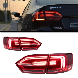 LED Tail Lights Assembly for VW Sagitar Jetta MK6 High Brightness Rear Lamps Brake Stop Lights Direct Replacement