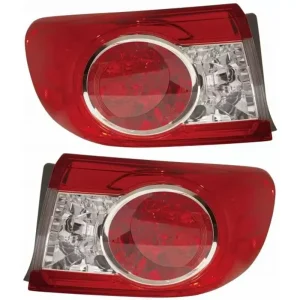 LED Tail Lights Car Rear Lights Halogen Xenon Tail Lights Car Tail Lamp Assembly Replacement for Toyota Corolla