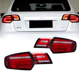 LED Tail Lights For Audi A3 Hatchback Dynamic Sequential Rear Lamp Assembly