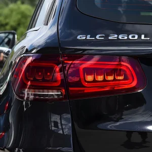 LED Tail Lights Mercedes Benz GLC W253 Smoke Tinted Brake Light Assembly OE Style Retrofit Upgrade Waterproof