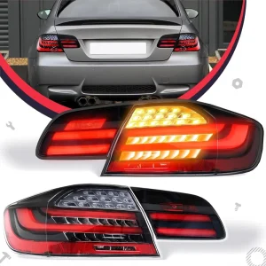 LED Tail Lights Upgraded for BMW E92 Coupe Modified Turn Signal Dynamic Sequential Car Lamp Taillights Assembly