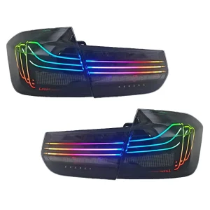 LED Tail Lights for BMW F30 CSL RGB Style Modified Turn Signal Dynamic Sequential Car Lamp Taillight Assembly