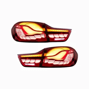 LED Tail Lights for BMW F32 Dragon Scale Retrofit Modified Turn Signal Dynamic Sequential Car Lamp Taillights