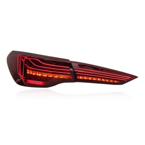 LED Tail Lights for BMW G82 M4 & G22 4 Series CSL Laser Style Taillights Plug and Play Rear Lights OEM Red