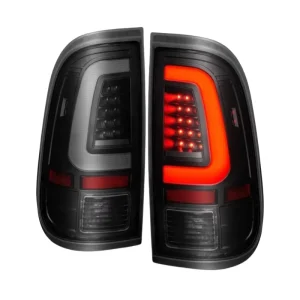 LED Tail Lights for F250 F-250 Smoked Black Lens High Brightness Plug & Play Upgrade Easy Installation