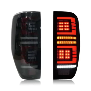 LED Tail Lights for Ford Ranger T6 T7 T8 Raptor Plug Play Red MK1 MK2 MK3 Maverick