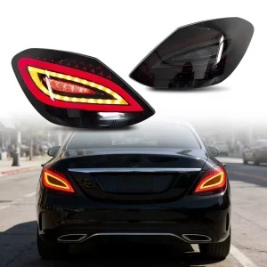 LED Tail Lights for Mercedes Benz C Class W205 DRL Start up Animation Car Rear Lamps Assembly