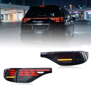 LED Tail Lights for Previa Estima Tarago Rear Lamps Sequential Turn Signal Dynamic Taillights Assembly Upgrade