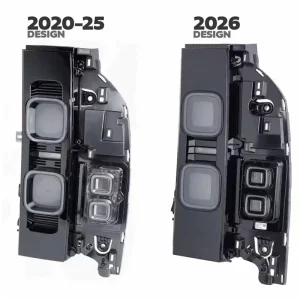 LED Taillight Assembly Smoked Black Lens Taillight Upgrade Design Car Exterior for Land Rover Defender