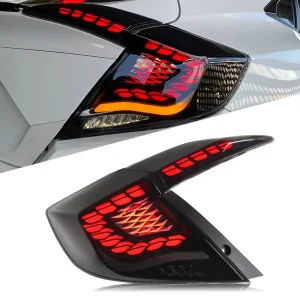 LED Taillight Upgrade Modified Full Tail Lamp for Honda Civic 10th Dynamic Turn Signals