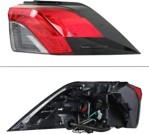 LED Taillights Universal Fit Easy Clean Heat Dissipation for Luxury Sedan Sports Car Auto Tail Light