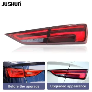 LED Taillights for Audi A3 12V Rear Lights Rear Lamp Taillamp Upgrade Tail Light Daytime Running Light
