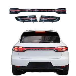 LED Through Type Tail Light for Porsche Macan Facelift Upgrade Rear Lamp Assembly Car Styling Modification