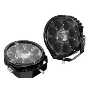 LED Work Light 7 Inch 60W Round Spot Flood Working Driving Lamp for Truck Boat Jeeps ATV Offroad