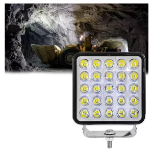 LED Work Light 75W 10V 36V IP67 Waterproof 4800LM Combo Beam Offroad Auxiliary Square for Truck Car Accessories