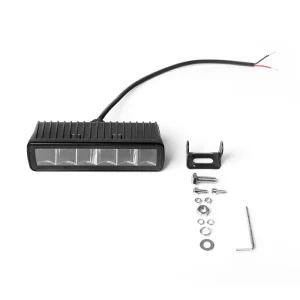 LED Work Light Bar 6.3 Inch Spot Beam Headlight Light Bar With 1600LM 16W 6000K for Car Truck Offroad Work Lamp Bars