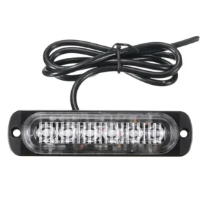 LED Work Light Bar 6LED Plastic Car Driving Fog Lamp Warning Light Flood Spot Off Road Emergency Lights