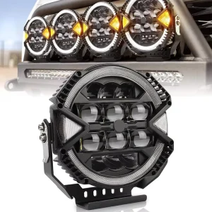 LED Work Light Spot Flood Combo Beam with DRL Daytime Running Light Off Road Driving Lamp for Truck SUV ATV UTV 4×4 Vehicles