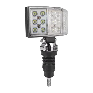 LED Work Lights 240 Degrees Wide Angle 54W Auxiliary Lights Headlights Tractor Din Pole Mount