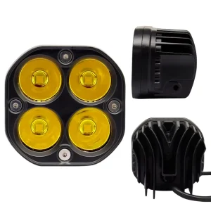 LELANPU Angel Eyes Faretti Moto Headlight Accesorios Para Moto Accessories Lighting Systems Aluminium Motorcycle LED Spotlight