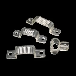 LR LED1407 Clear LED Strip Light Mounting Brackets 14mm LED Strip Light Clips Wiring Accessories